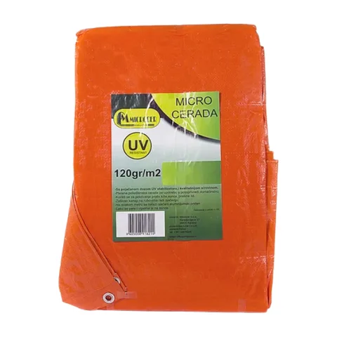 Cerada 3x4m 120gr oranž /76031