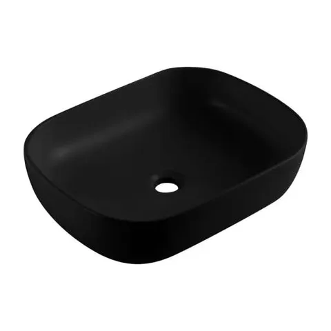 LAVABO MANILA 50X40X13.5 MAT CRNI NADGRADNI WB7207