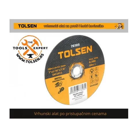 PLOČA REZNA RAVNA TOLSEN 230×2.0 76107