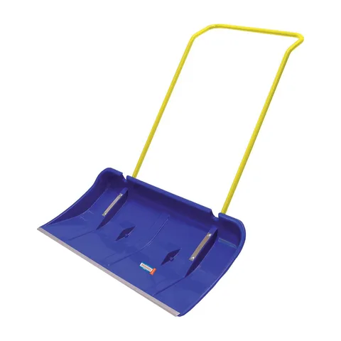 SONNECK – Plastična lopata za sneg 80 cm sa točkićima i lakiranom drškom – 1122234-3E