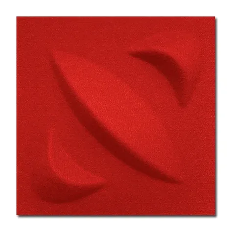 Zidni dekorativni panel Ecoline – EL ORION 400×400 (Crvena)