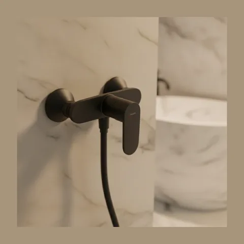 Hansgrohe Vernis Blend MattBlack slavina za kadu bez prebacivača (71640670)