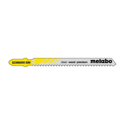 Metabo – Listovi za ubodnu testeru Clean Wood Premium 74/2,5 mm, 5 komada – 623686000