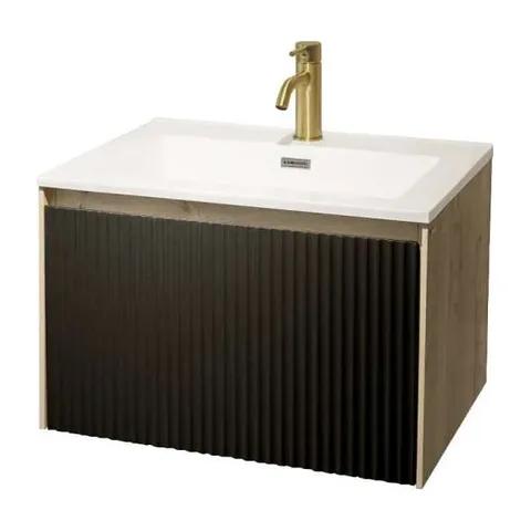 MODENA ORMARIĆ SA LAVABOM CRNI 60CM WK1209BL-60