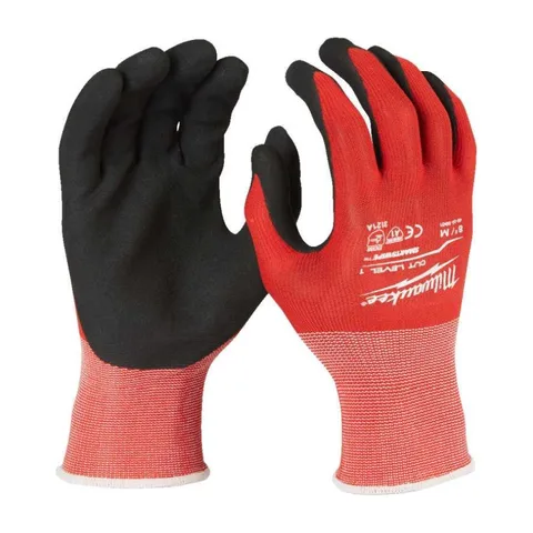 HTZ oprema Milwaukee Cut Level 1 Dipped Gloves, 12 kom