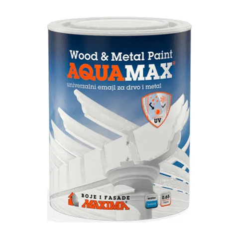 AQUAMAX WOOD/METAL PAINT SATEN 650ml BELA