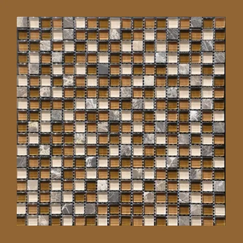 MOZAIK STAKLENI 0111/Brown 30X30X8 6561