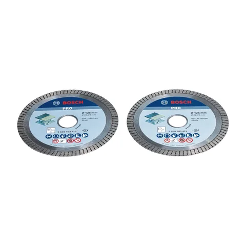 Bosch – PRO Ceramic set 2 x dijamantska rezna ploča 125×1,4 mm segmenti 7 mm – 061599766Z