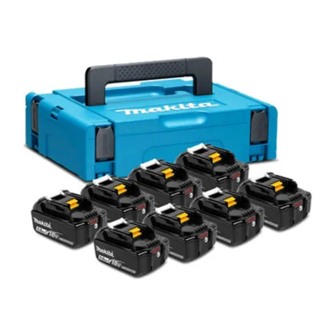 Makita Set baterija u Makpac koferu, BL1850B x 8, 199697-1