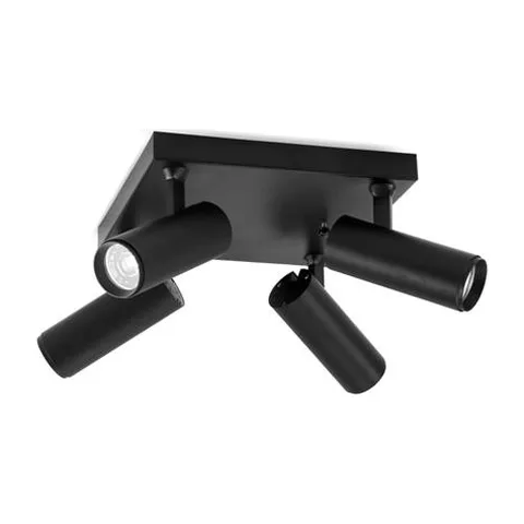 LAMBARIO-4XGU10-MAX7W-BLACKCELING LIGHTING FIXTURE