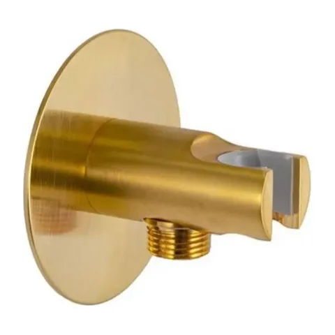 REMER UGLIĆ 337X BRUSHED GOLD OKRUGLI+DRŽAČ TUŠ RUČICE