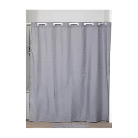 zavesa TENDANCE 180*200 poliester siva 1207180