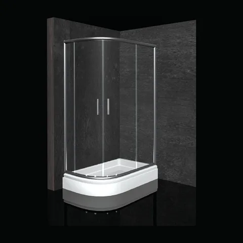LU.KABINA JASMINA R100x80 PROZIRNA
