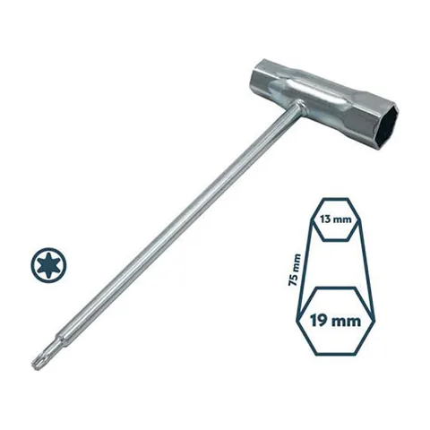 Kljuc Za Svecice Villager 19x13x75 Torx 085402