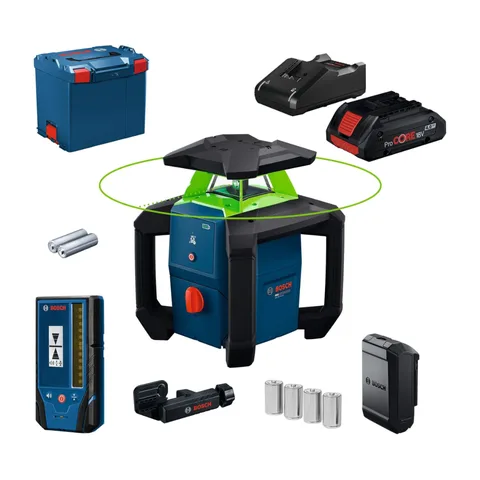 Bosch – Rotacioni laser – zelene linije; 18V ProCORE; 1×4,0Ah GRL18V-3-31G – 0601061G00