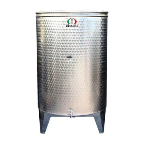 Ezio-inox – Inox bačva 850 L za vino – sa slavinom – 073798
