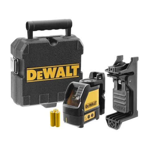 DeWalt samonivelišući linijski laser DW088K sa crvenim zrakom i nosačem u koferu