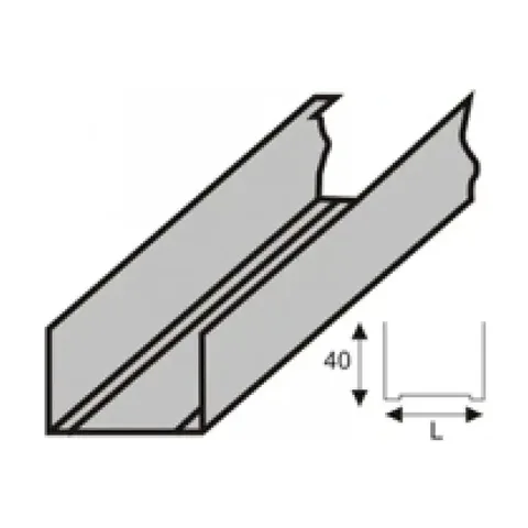 PROFIMAX- PROFIL, UW, 100/3m, EKO 0.4mm, 5002216