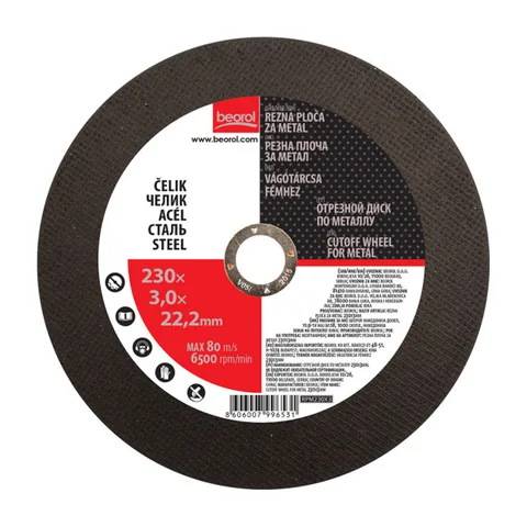 REZNA PLOCA METAL 230X3 BEOROL