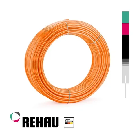 REHAU Rautherm Speed cev PE-Xa 16×1.5 mm – narandžasta, kotur 500 m
