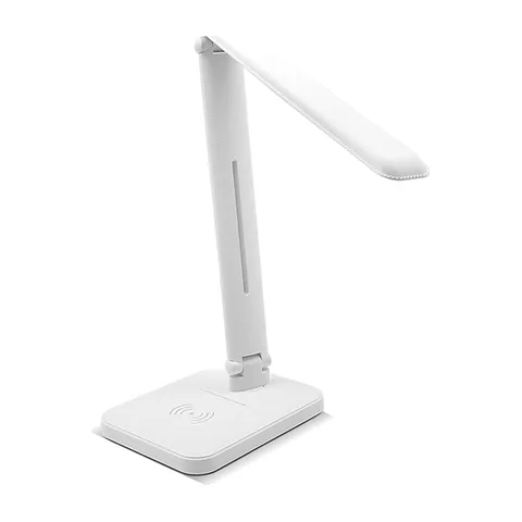 Stona lampa LAMBARIO-LEDWIRELLESCHARGEPHONE-STATION bela