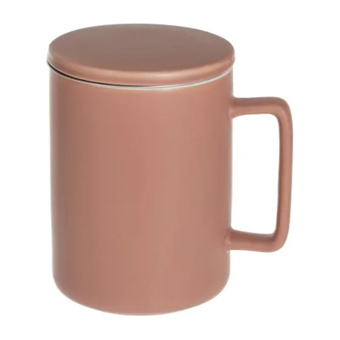 Šolja sa cediljkom i poklopcem 40 cl terra (154609B)