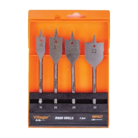 Villager – Leptiraste burgije za drvo, Impact Line, DWS-SET 4 kom – 062718