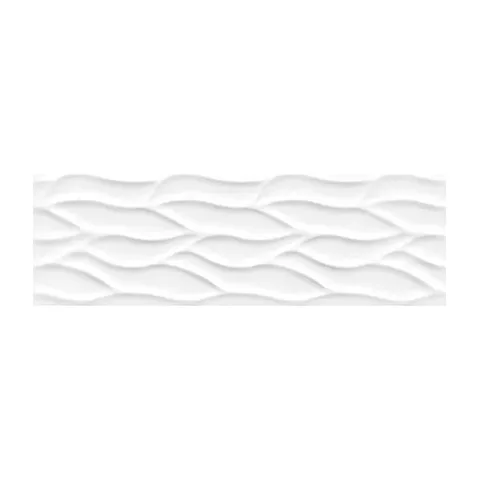 White Liso Hojas 25x75cm