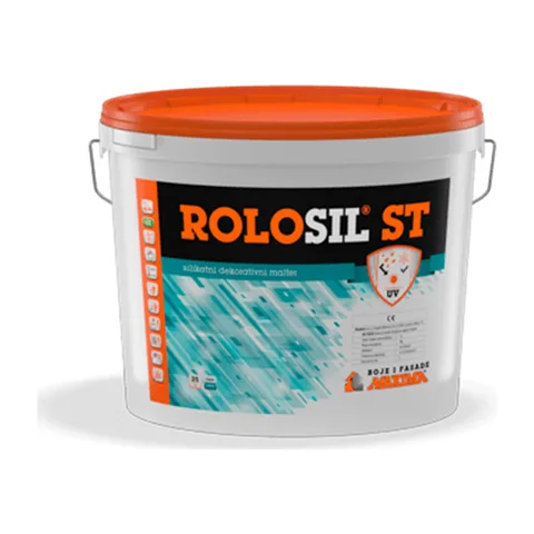 Rolosil ST, Silikatni fasada bela 25/1 Zaglađeni 1,5
