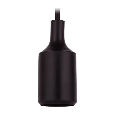 Visilica E27 silikon CRNA BMX