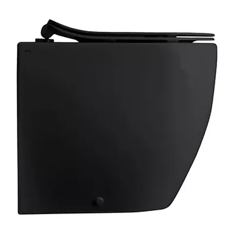 AXA podna WC šolja Glomp CRNA RimLess sa Soft Close WC daskom