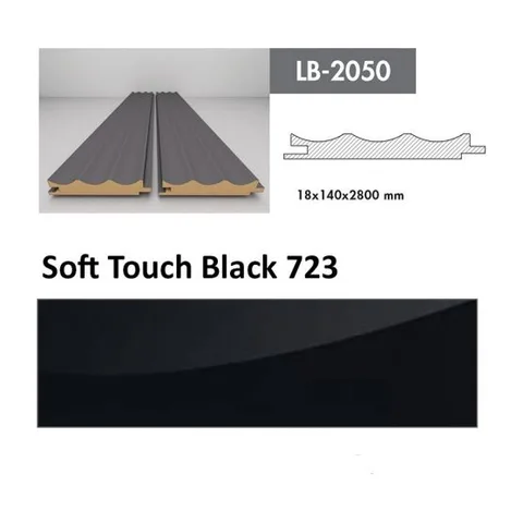 AGT Lajsna LB 2050-723 Black 12x115x2800