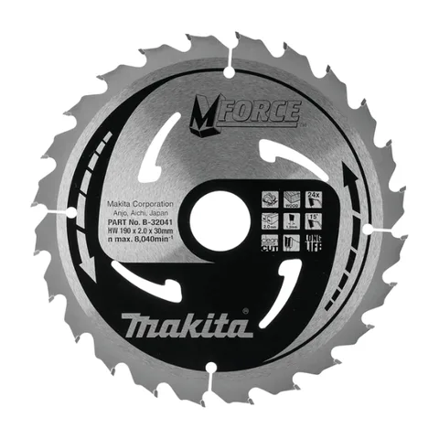 List testere 190X30 24Z MAKITA /18260