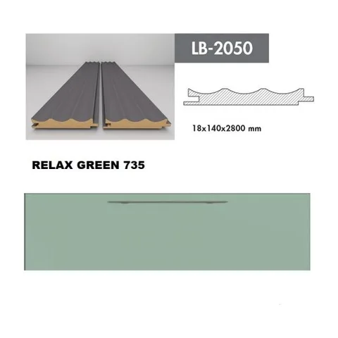 AGT Lajsna LB 2050-735 Relax Green 12x115x2800