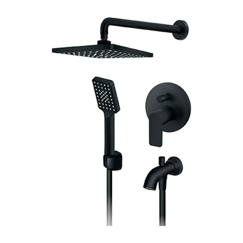 Uzidna baterija za tuš Rosan S.2 Black