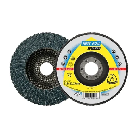 Klingspor lamelasti brusni disk 115 x 22,23 mm P120 SMT 624 Supra