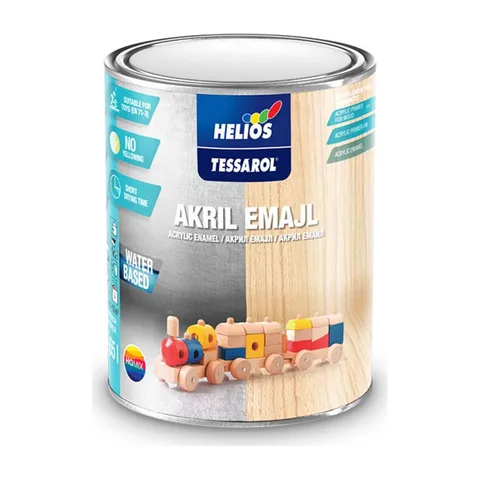 TESSAROL akrilni emajl sjajni Beli- baza1 0,65l