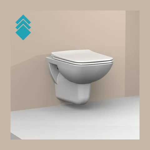 Duru – konzolna wc šolja (bez wc daske – sa ispiračem)