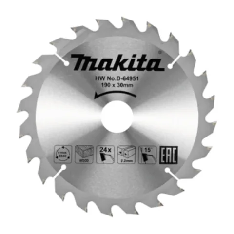 List testere 190×30 24Z MAKITA