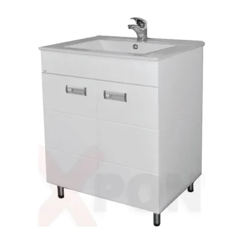 Ormar za kupatilo Lux 51 cm i lavabo Slim 35-750