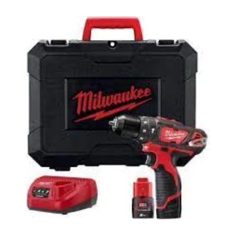 Milwaukee – Subkompaktna udarna bušilica sa baterijom i punjačem u kutiji, 12V, M12 BPD-202C – 4933441940