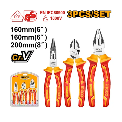 HIKPS28318 SET IZOLOVANIH KLEŠTA 3/1 SUPER INGCO