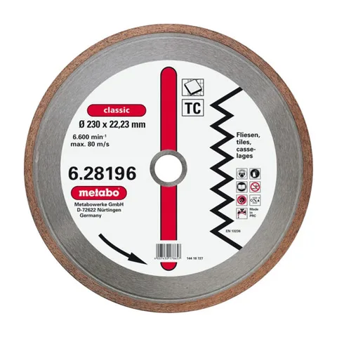Metabo Dijamantski disk za pločice ø115×22.23 mm, 628192000