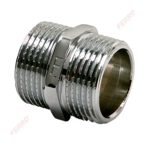 Hromirani dupli nipl 3/8 /N02C