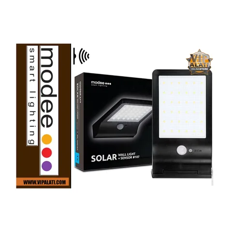 LED SOLARNA ZIDNA LAMPA SA SENZOROM 107 1 KOM – MODEE