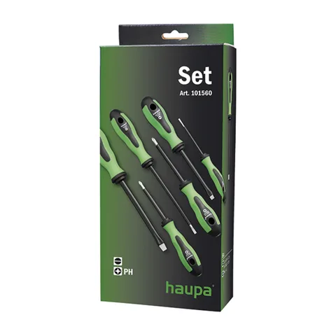 Haupa – Set odvijača 6 komada, 2xPH, 4xSL – H101560