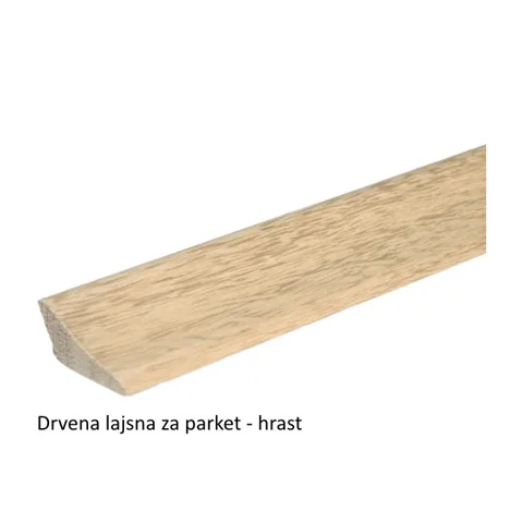 DRVENA LAJSNA PRAG 150 MM HRAST