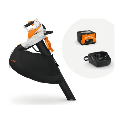 Stihl – Baterijski duvač sa usitnjivačem, AK Ssistem, Set sa baterijom AK 20 I punjačem AL 101 – SHA56-SET