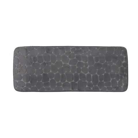 Tendance tepih 45×120 memorijska pena mikrofiber tamno siva