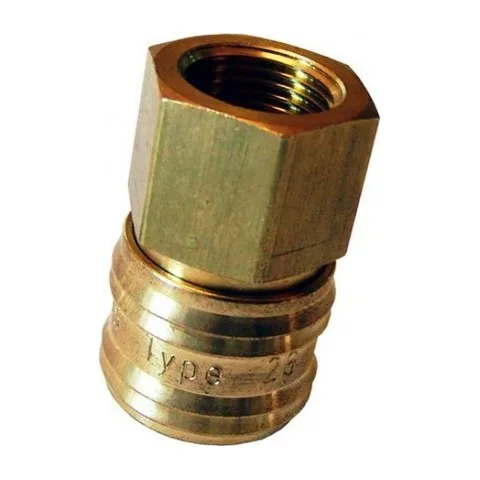 Brza Spojnica Unutrasnji Navoj 1/4″Mesing DK0599